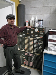 The small parts cabinet